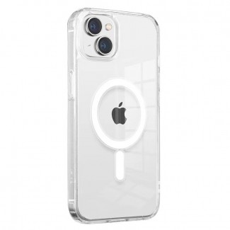 Apple iPhone 13 Mini Kılıf M-safe Şarj Özellikli Şeffaf Sert PC Zore Embos Kapak Apple iPhone 13 Mini Kılıf M-safe Şarj Özellikli Şeffaf Sert PC Zore Embos Kapak