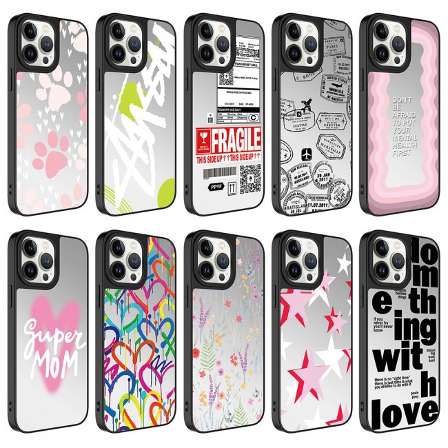 Apple iPhone 13 Pro Kılıf Aynalı Desenli Kamera Korumalı Parlak Zore Mirror Kapak Apple iPhone 13 Pro Kılıf Aynalı Desenli Kamera Korumalı Parlak Zore Mirror Kapak