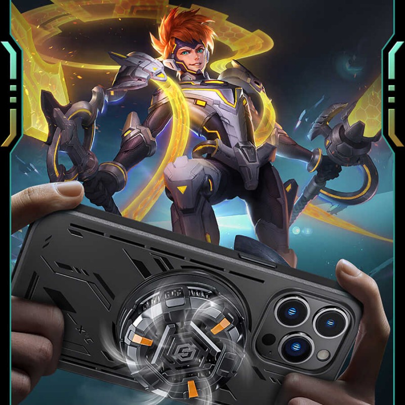 Bal-z Apple iPhone 13 Pro Kılıf Benks Isınmayı Önleyici Magnetic Oyuncu Telefon Kılıfı