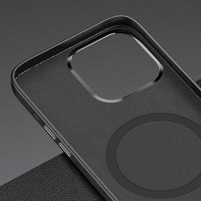 Apple iPhone 13 Pro Kılıf Benks Magnetic Hakiki Deri Kılıf