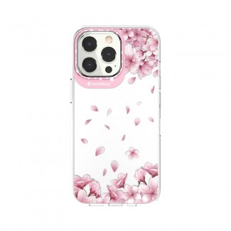 Apple iPhone 13 Pro Kılıf Çift IMD Baskılı Lisanslı Switcheasy Artist Sakura Kapak Apple iPhone 13 Pro Kılıf Çift IMD Baskılı Lisanslı Switcheasy Artist Sakura Kapak