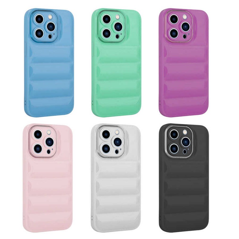 Bal-z Apple iPhone 13 Pro Kılıf Kamera Korumalı Parlak Airbag'li  Galya Kapak