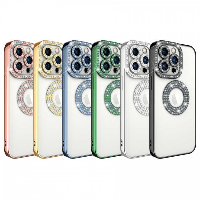 Apple iPhone 13 Pro Kılıf Kamera Korumalı Taş Süslemeli Arkası Şeffaf Zore Asya Kapak Apple iPhone 13 Pro Kılıf Kamera Korumalı Taş Süslemeli Arkası Şeffaf Zore Asya Kapak