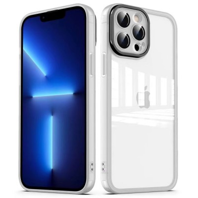 Bal-z Apple iPhone 13 Pro Kılıf Kamera Korumalı Transparan  Post Kapak