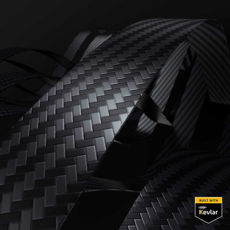 Bal-z Apple iPhone 13 Pro Kılıf M-safe Özellikli Karbon Fiber Benks Essential Kevlar Kapak