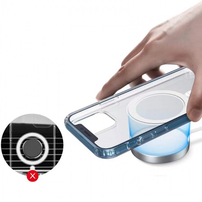 Apple iPhone 13 Pro Kılıf Magsafe Şarj Özellikli Şeffaf Sert PC Zore Embos Kapak Apple iPhone 13 Pro Kılıf Magsafe Şarj Özellikli Şeffaf Sert PC Zore Embos Kapak