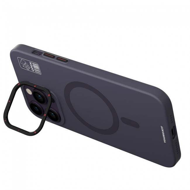 Apple iPhone 13 Pro Kılıf Magsafe Şarj Özellikli Standlı YoungKit Hermit Bracket Serisi Kapak Apple iPhone 13 Pro Kılıf Magsafe Şarj Özellikli Standlı YoungKit Hermit Bracket Serisi Kapak