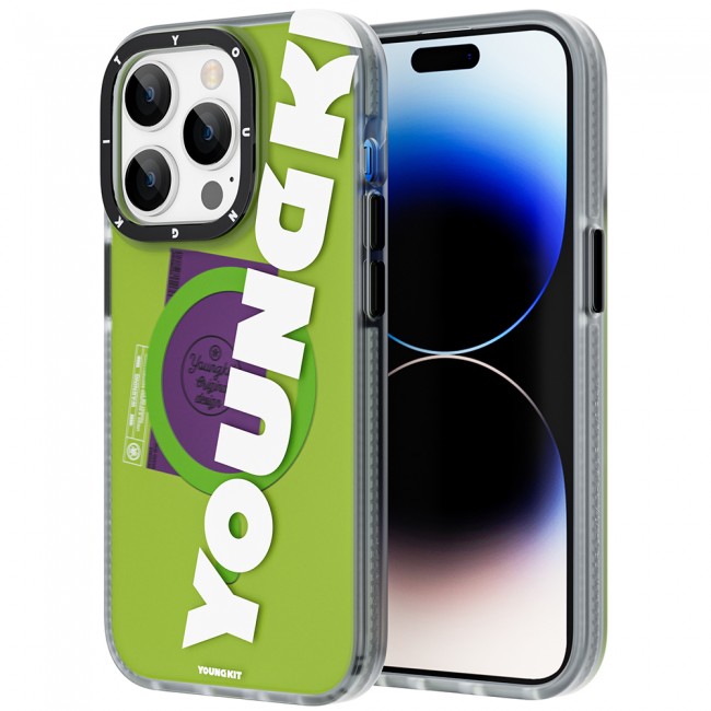 Apple iPhone 13 Pro Kılıf Magsafe Şarj Özellikli Youngkit Binfen Serisi Yazı Temalı Kapak Apple iPhone 13 Pro Kılıf Magsafe Şarj Özellikli Youngkit Binfen Serisi Yazı Temalı Kapak