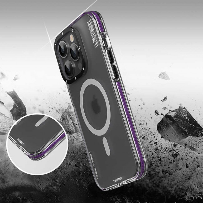 Apple iPhone 13 Pro Kılıf Magsafe Şarj Özellikli Youngkit Jane Sand Serisi Kapak