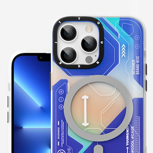 Apple iPhone 13 Pro Kılıf Magsafe Şarj Özellikli YoungKit Metaverse Serisi Kapak Apple iPhone 13 Pro Kılıf Magsafe Şarj Özellikli YoungKit Metaverse Serisi Kapak