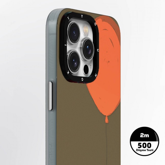 Apple iPhone 13 Pro Kılıf Magsafe Şarj Özellikli Youngkit Orange Serisi Flying Balloon Kapak Apple iPhone 13 Pro Kılıf Magsafe Şarj Özellikli Youngkit Orange Serisi Flying Balloon Kapak