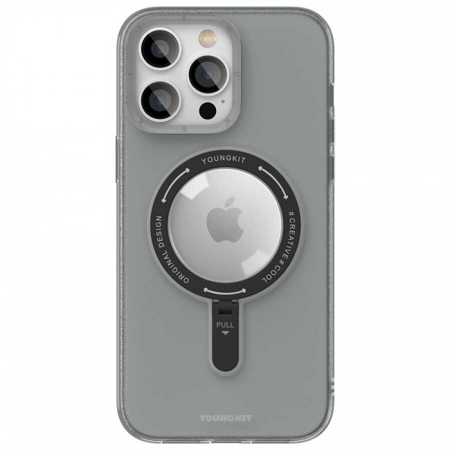 Apple iPhone 13 Pro Kılıf Magsafe Şarj Özellikli Youngkit Rock Serisi Kapak Apple iPhone 13 Pro Kılıf Magsafe Şarj Özellikli Youngkit Rock Serisi Kapak