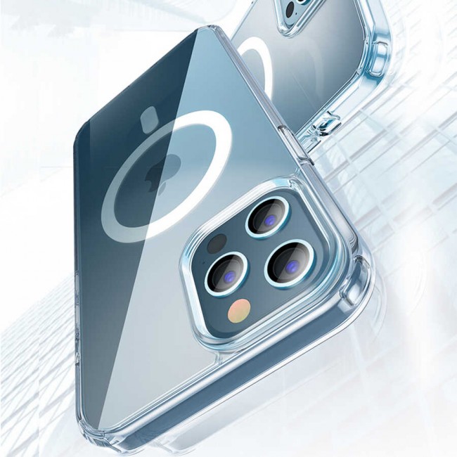 Apple iPhone 13 Pro Kılıf Wiwu Magnetic Crystal Kapak Apple iPhone 13 Pro Kılıf Wiwu Magnetic Crystal Kapak