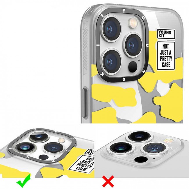 Apple iPhone 13 Pro Kılıf YoungKit Kamuflaj Serisi Kapak Apple iPhone 13 Pro Kılıf YoungKit Kamuflaj Serisi Kapak
