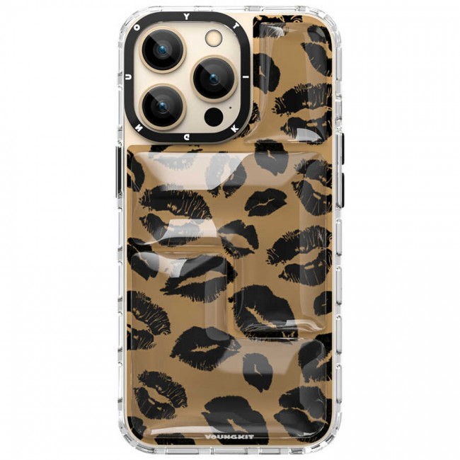 Apple iPhone 13 Pro Kılıf YoungKit Leopard Article Serisi Kapak Apple iPhone 13 Pro Kılıf YoungKit Leopard Article Serisi Kapak