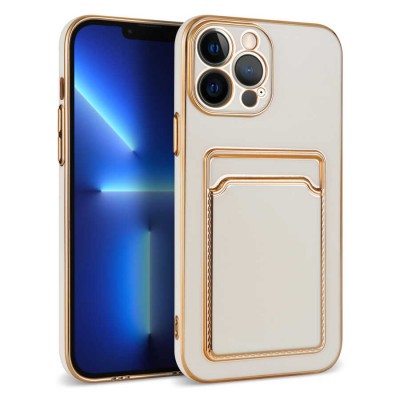 Bal-z Apple iPhone 13 Pro Kılıf  Bark Kartlıklı Kapak