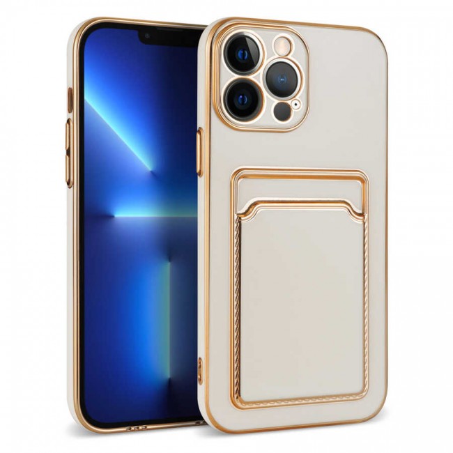 Apple iPhone 13 Pro Kılıf Zore Bark Kartlıklı Kapak Apple iPhone 13 Pro Kılıf Zore Bark Kartlıklı Kapak