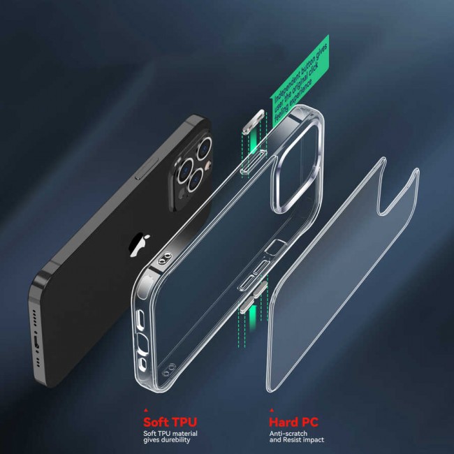 Apple iPhone 13 Pro Kılıf Zore Forst Kapak Apple iPhone 13 Pro Kılıf Zore Forst Kapak