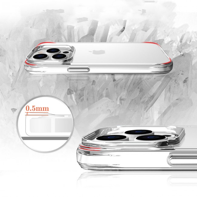 Apple iPhone 13 Pro Kılıf Zore Şeffaf Ultra İnce Airbag Tasarımlı Okka Kapak Apple iPhone 13 Pro Kılıf Zore Şeffaf Ultra İnce Airbag Tasarımlı Okka Kapak