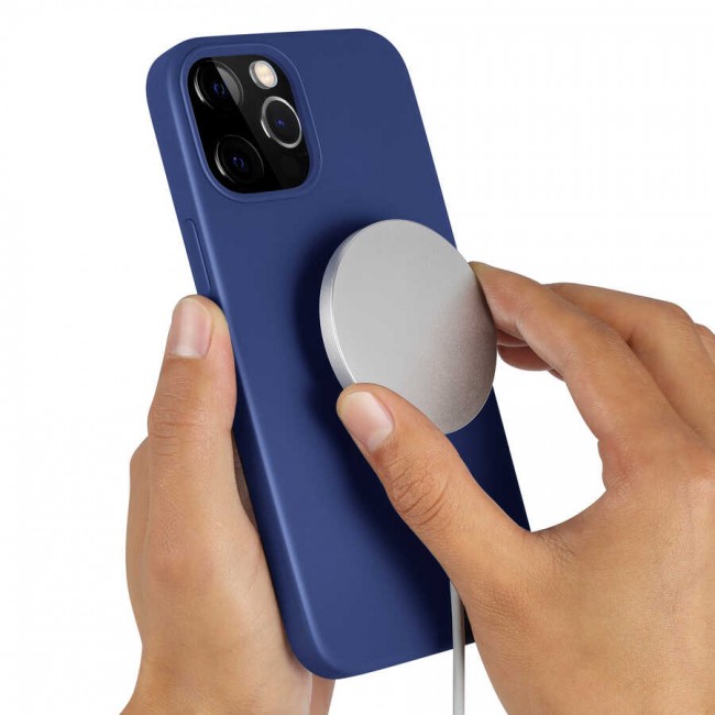 Apple iPhone 13 Pro Kılıf Zore Silksafe Wireless Kapak Apple iPhone 13 Pro Kılıf Zore Silksafe Wireless Kapak