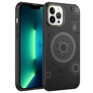 Apple iPhone 13 Pro Kılıf Zore Wireless Şarj Özellikli Desenli Hot Kapak Apple iPhone 13 Pro Kılıf Zore Wireless Şarj Özellikli Desenli Hot Kapak