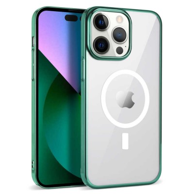Bal-z Apple iPhone 13 Pro Kılıf  Wireless Şarj Özellikli Pixel M-safe Kapak
