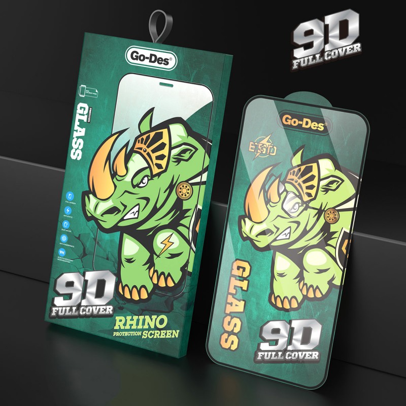 Bal-z Apple iPhone 13 Pro Max Go Des 9D Full Cover Temperli Cam Ekran Koruyucu