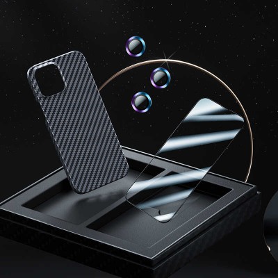 Bal-z Apple iPhone 13 Pro Max Kılıf Benks Aramid M-safe 3 in 1 Set