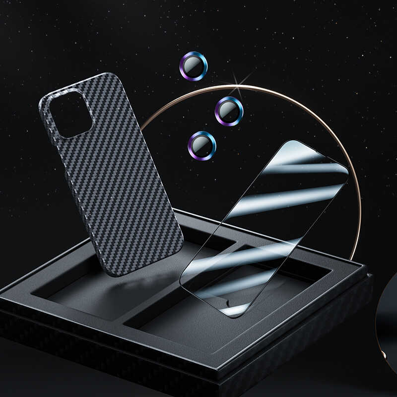 Bal-z Apple iPhone 13 Pro Max Kılıf Benks Aramid M-safe 3 in 1 Set