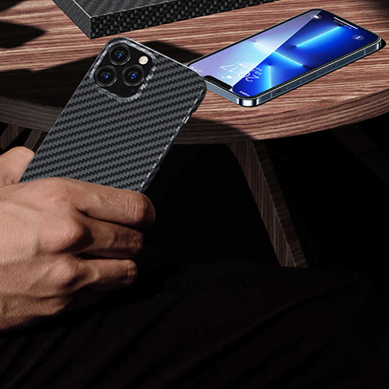 Bal-z Apple iPhone 13 Pro Max Kılıf Benks Aramid M-safe 3 in 1 Set