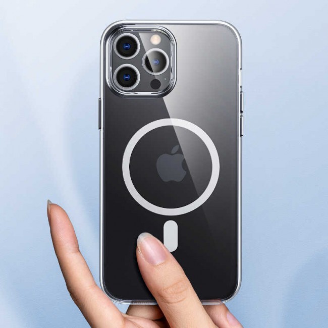 Apple iPhone 13 Pro Max Kılıf Benks Crystal Series With Magnetic Clear Kapak Apple iPhone 13 Pro Max Kılıf Benks Crystal Series With Magnetic Clear Kapak