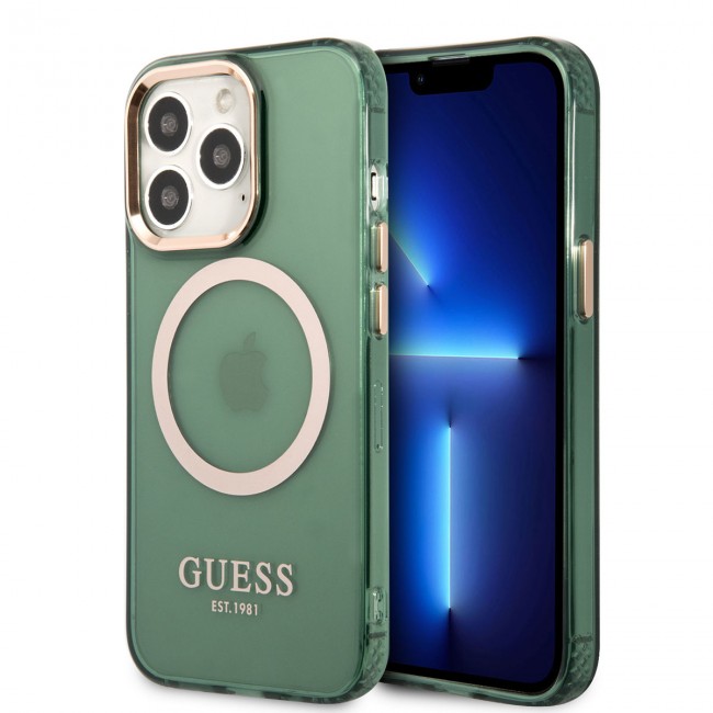 Apple iPhone 13 Pro Max Kılıf GUESS Magsafe Şarj Özellikli Airbagli Dizayn Kapak Apple iPhone 13 Pro Max Kılıf GUESS Magsafe Şarj Özellikli Airbagli Dizayn Kapak