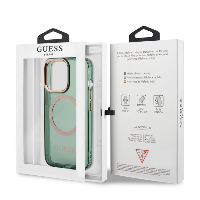 Apple iPhone 13 Pro Max Kılıf GUESS Magsafe Şarj Özellikli Airbagli Dizayn Kapak Apple iPhone 13 Pro Max Kılıf GUESS Magsafe Şarj Özellikli Airbagli Dizayn Kapak