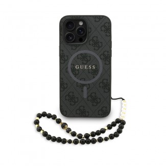 Apple iPhone 13 Pro Max Kılıf Guess Orjinal Lisanslı M-safe Şarj Özellikli PU Deri Bilek Askı İpli Yazı Logolu Kapak Apple iPhone 13 Pro Max Kılıf Guess Orjinal Lisanslı M-safe Şarj Özellikli PU Deri Bilek Askı İpli Yazı Logolu Kapak