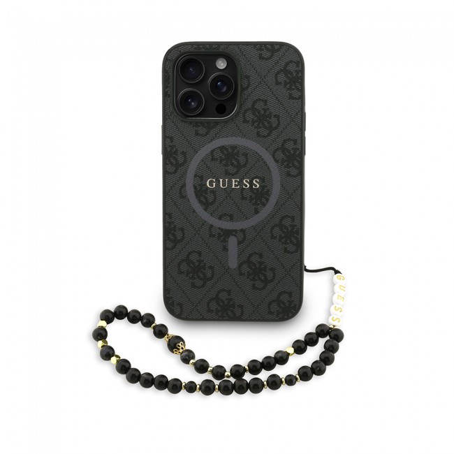 Apple iPhone 13 Pro Max Kılıf Guess Orjinal Lisanslı M-safe Şarj Özellikli PU Deri Bilek Askı İpli Yazı Logolu Kapak Apple iPhone 13 Pro Max Kılıf Guess Orjinal Lisanslı M-safe Şarj Özellikli PU Deri Bilek Askı İpli Yazı Logolu Kapak