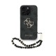 Apple iPhone 13 Pro Max Kılıf Guess Orjinal Lisanslı PU Deri Bilek Askı İpli Metal Büyük 4G ve Yazı Logolu Kapak Apple iPhone 13 Pro Max Kılıf Guess Orjinal Lisanslı PU Deri Bilek Askı İpli Metal Büyük 4G ve Yazı Logolu Kapak