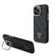 Apple iPhone 13 Pro Max Kılıf Guess Orjinal Lisanslı PU Deri Taşlı Üçgen Logo 4G Desenli Kamera Standlı Kapak Apple iPhone 13 Pro Max Kılıf Guess Orjinal Lisanslı PU Deri Taşlı Üçgen Logo 4G Desenli Kamera Standlı Kapak