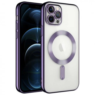 Apple iPhone 13 Pro Max Kılıf Kamera Korumalı M-safe Wireless Şarj Özellikli Zore Demre Kapak Apple iPhone 13 Pro Max Kılıf Kamera Korumalı M-safe Wireless Şarj Özellikli Zore Demre Kapak