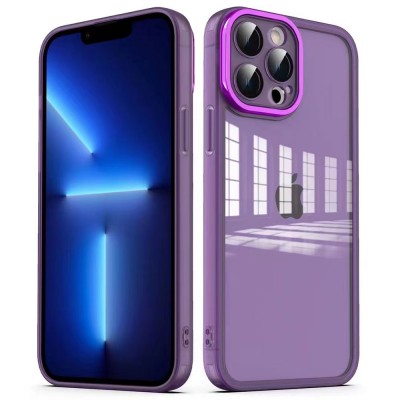 Bal-z Apple iPhone 13 Pro Max Kılıf Kamera Korumalı Transparan  Post Kapak