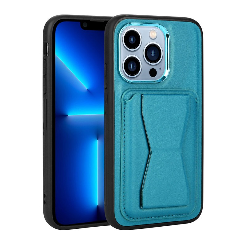 Bal-z Apple iPhone 13 Pro Max Kılıf Kartlıklı Standlı ​Pu Deri  Memo Kapak