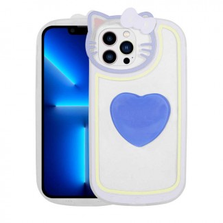 Apple iPhone 13 Pro Max Kılıf Kedi Figürlü Transparan Pop Soketli Zore Ritmik Kapak Apple iPhone 13 Pro Max Kılıf Kedi Figürlü Transparan Pop Soketli Zore Ritmik Kapak