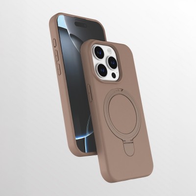 Bal-z Apple iPhone 13 Pro Max Kılıf M-safe Şarj Özellikli Standlı Zore Samara Kapak