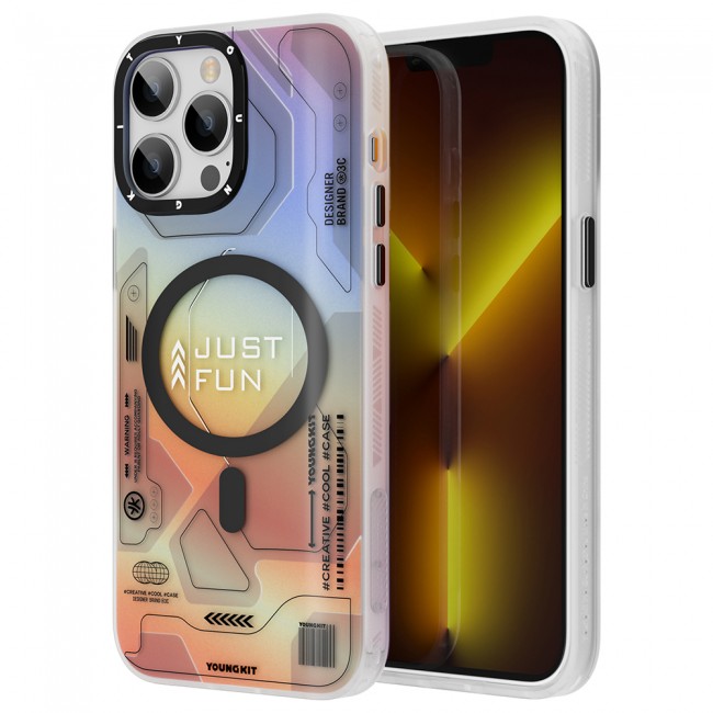 Apple iPhone 13 Pro Max Kılıf Magsafe Şarj Özellikli YoungKit Metaverse Serisi Kapak Apple iPhone 13 Pro Max Kılıf Magsafe Şarj Özellikli YoungKit Metaverse Serisi Kapak