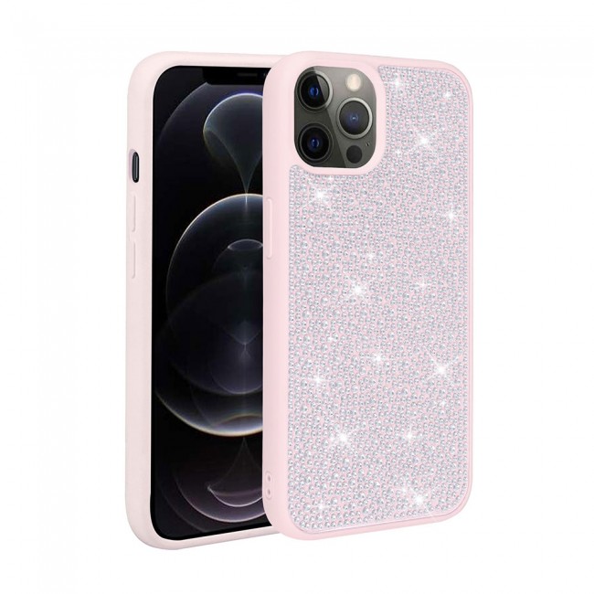 Apple iPhone 13 Pro Max Kılıf Parlak Taşlı Tasarım Zore Ston Kapak Apple iPhone 13 Pro Max Kılıf Parlak Taşlı Tasarım Zore Ston Kapak