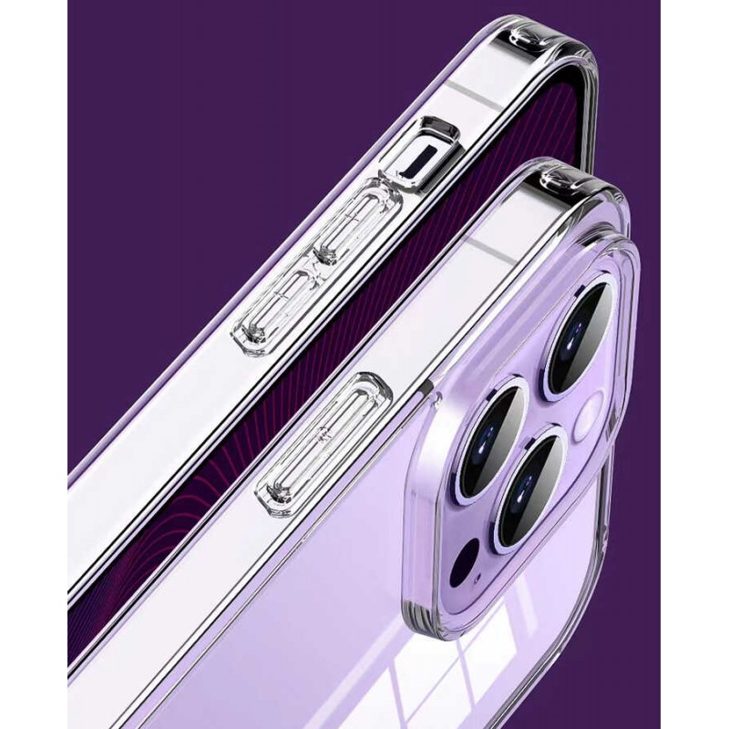 Bal-z Apple iPhone 13 Pro Max Kılıf Şeffaf Airbag Tasarımlı ​​​​​Wiwu ZCC-108 Concise Serisi Kapak