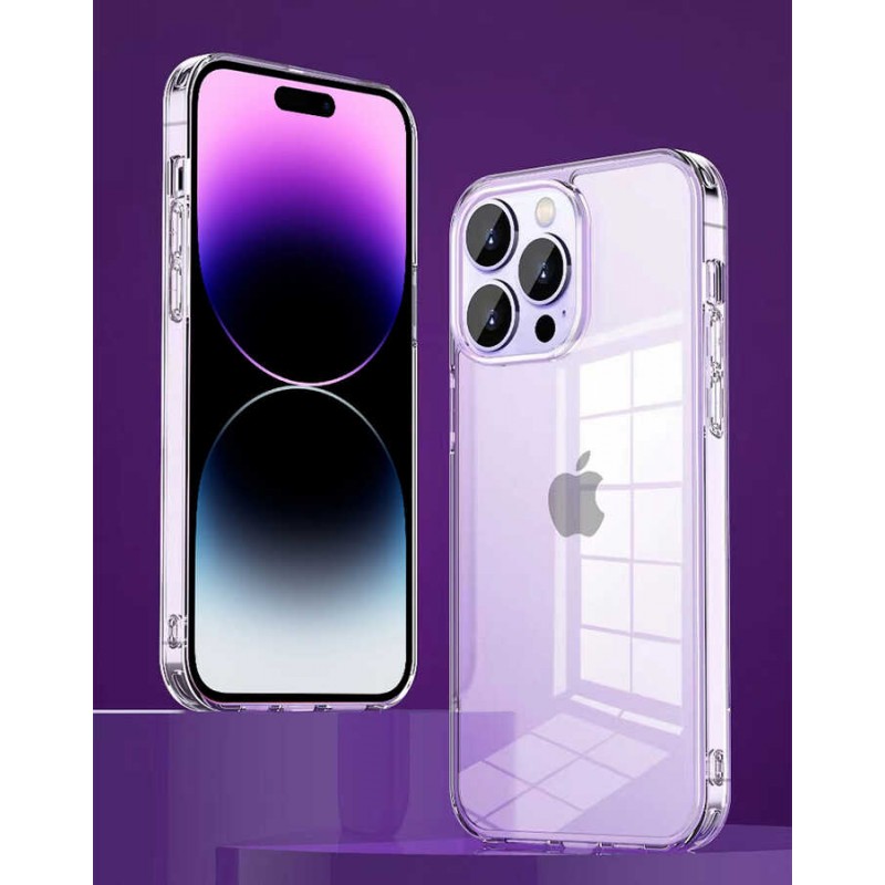 Bal-z Apple iPhone 13 Pro Max Kılıf Şeffaf Airbag Tasarımlı ​​​​​Wiwu ZCC-108 Concise Serisi Kapak