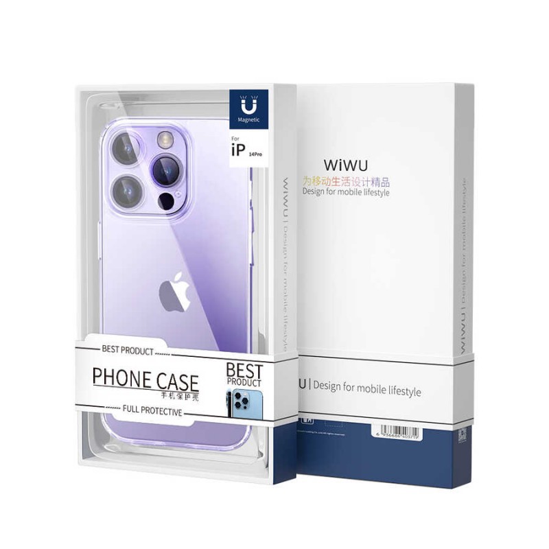 Bal-z Apple iPhone 13 Pro Max Kılıf Şeffaf Airbag Tasarımlı ​​​​​Wiwu ZCC-108 Concise Serisi Kapak