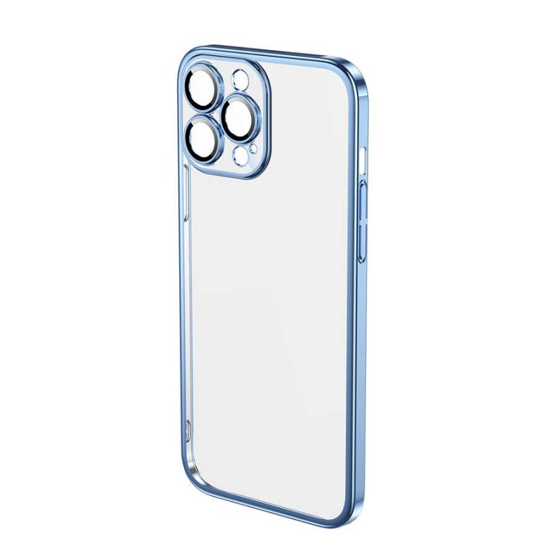 Bal-z Apple iPhone 13 Pro Max Kılıf Sert PC Renkli Çerçeveli  Riksos Kapak