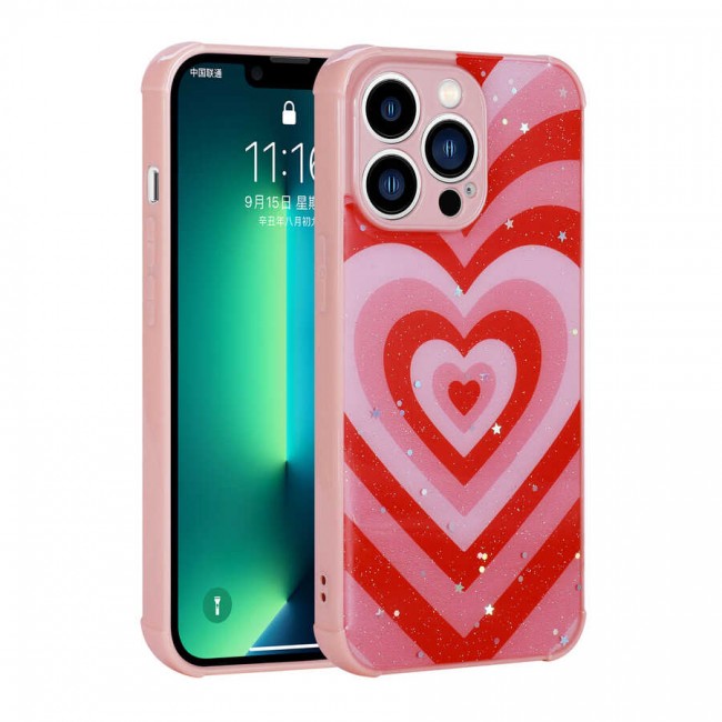 Apple iPhone 13 Pro Max Kılıf Simli Desenli Kamera Korumalı Parlak Zore Popy Kapak Apple iPhone 13 Pro Max Kılıf Simli Desenli Kamera Korumalı Parlak Zore Popy Kapak