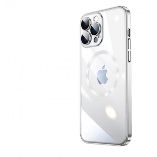 Apple iPhone 13 Pro Max Kılıf Wireless Şarj Özellikli Sert PC Zore Riksos M-safe Kapak Apple iPhone 13 Pro Max Kılıf Wireless Şarj Özellikli Sert PC Zore Riksos M-safe Kapak